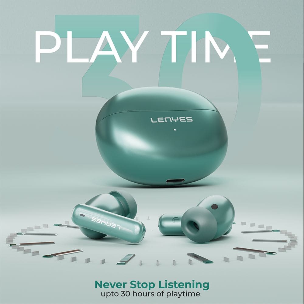 LENYES AIR 100 ANC + ENC Wireless Earbuds