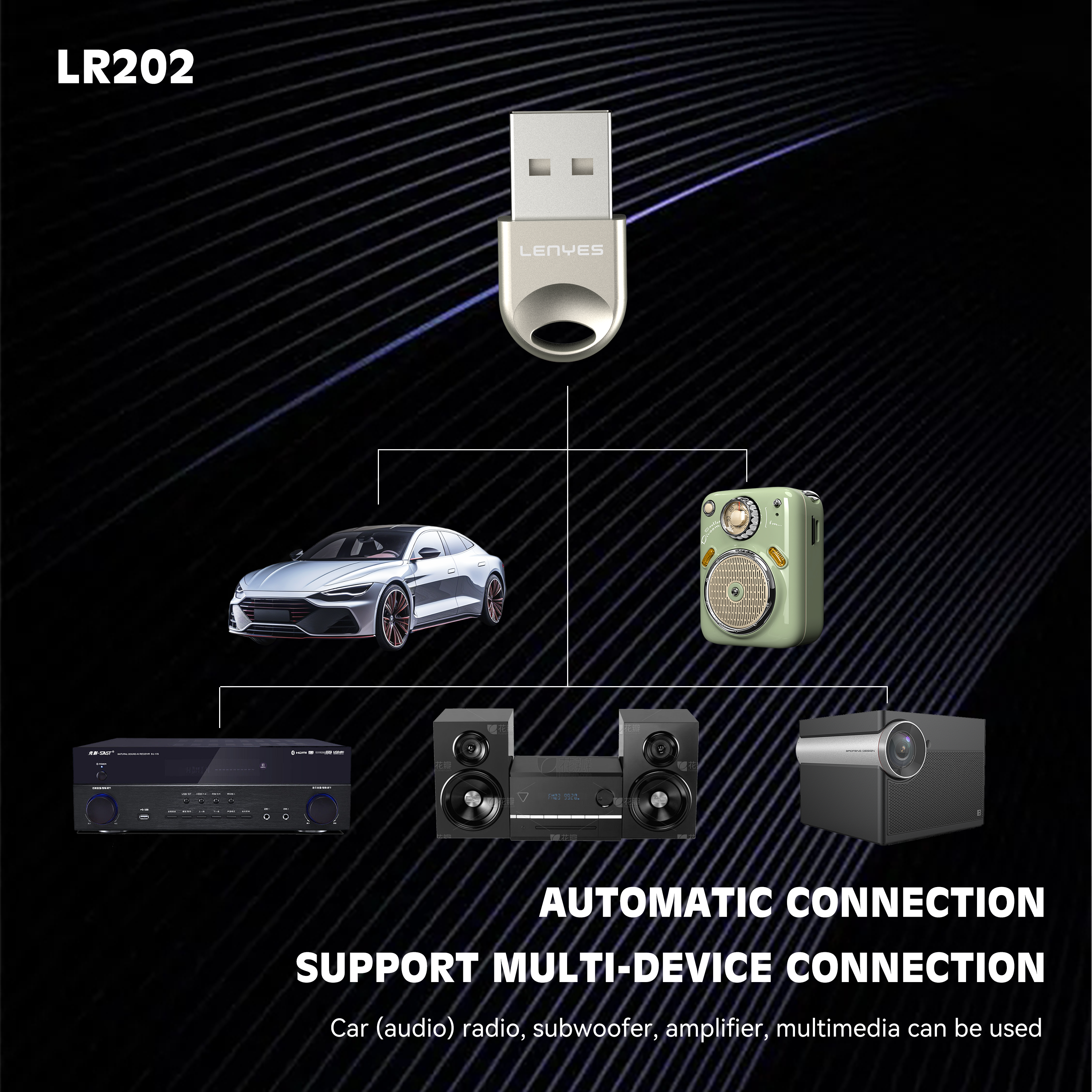 LR202 Bluetooth Dongle