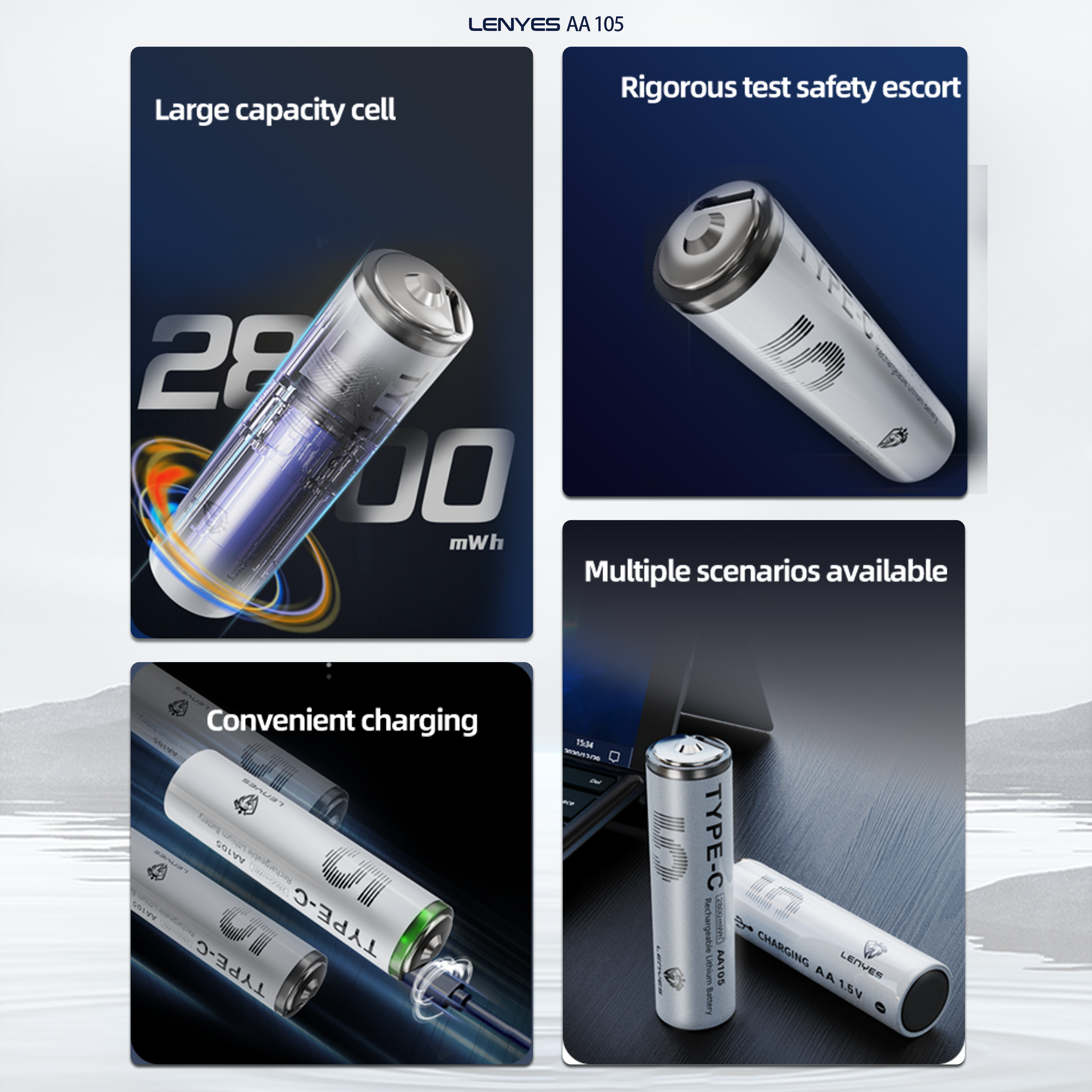 Lenyes AA105 Battery