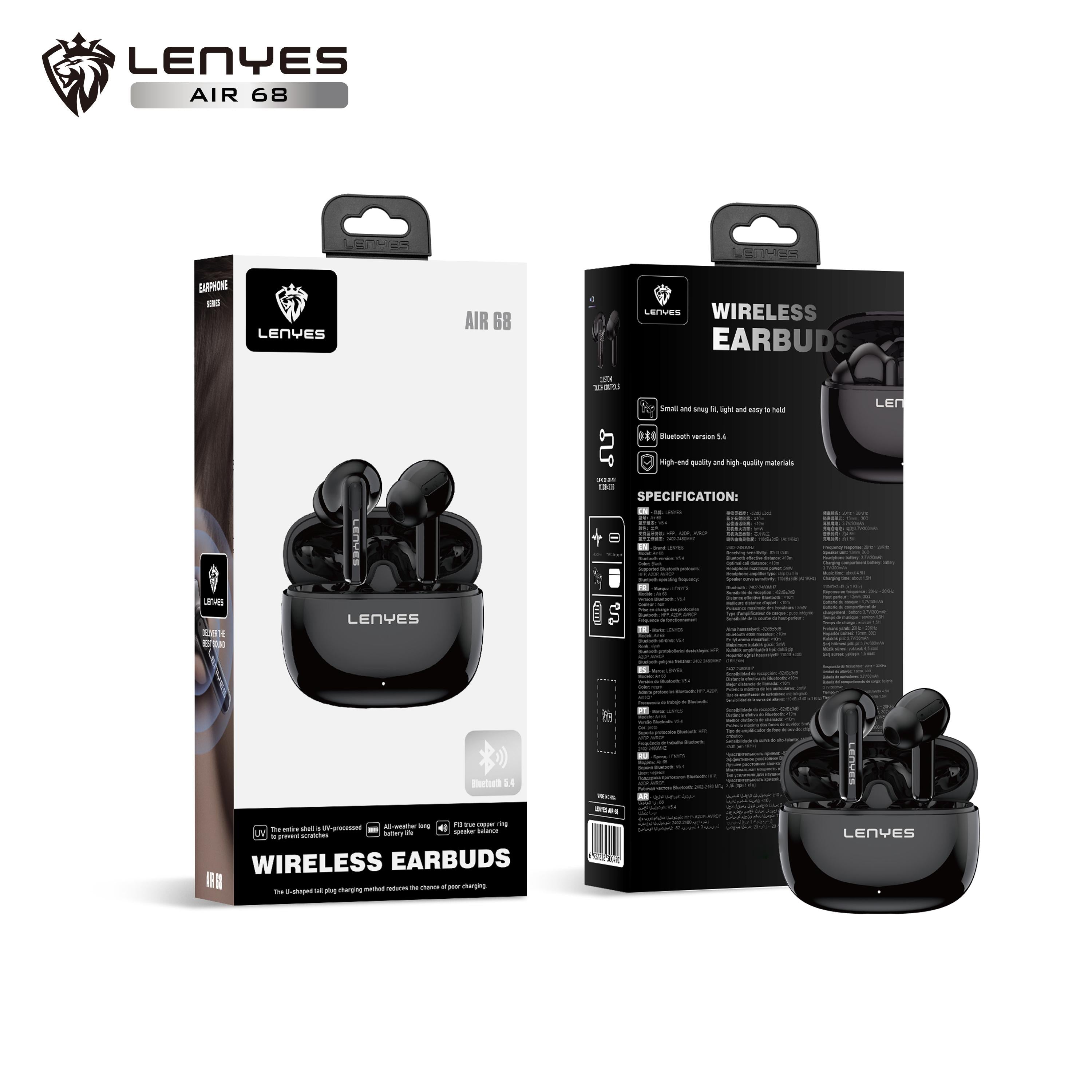 Lenyes AIR68 Earpods
