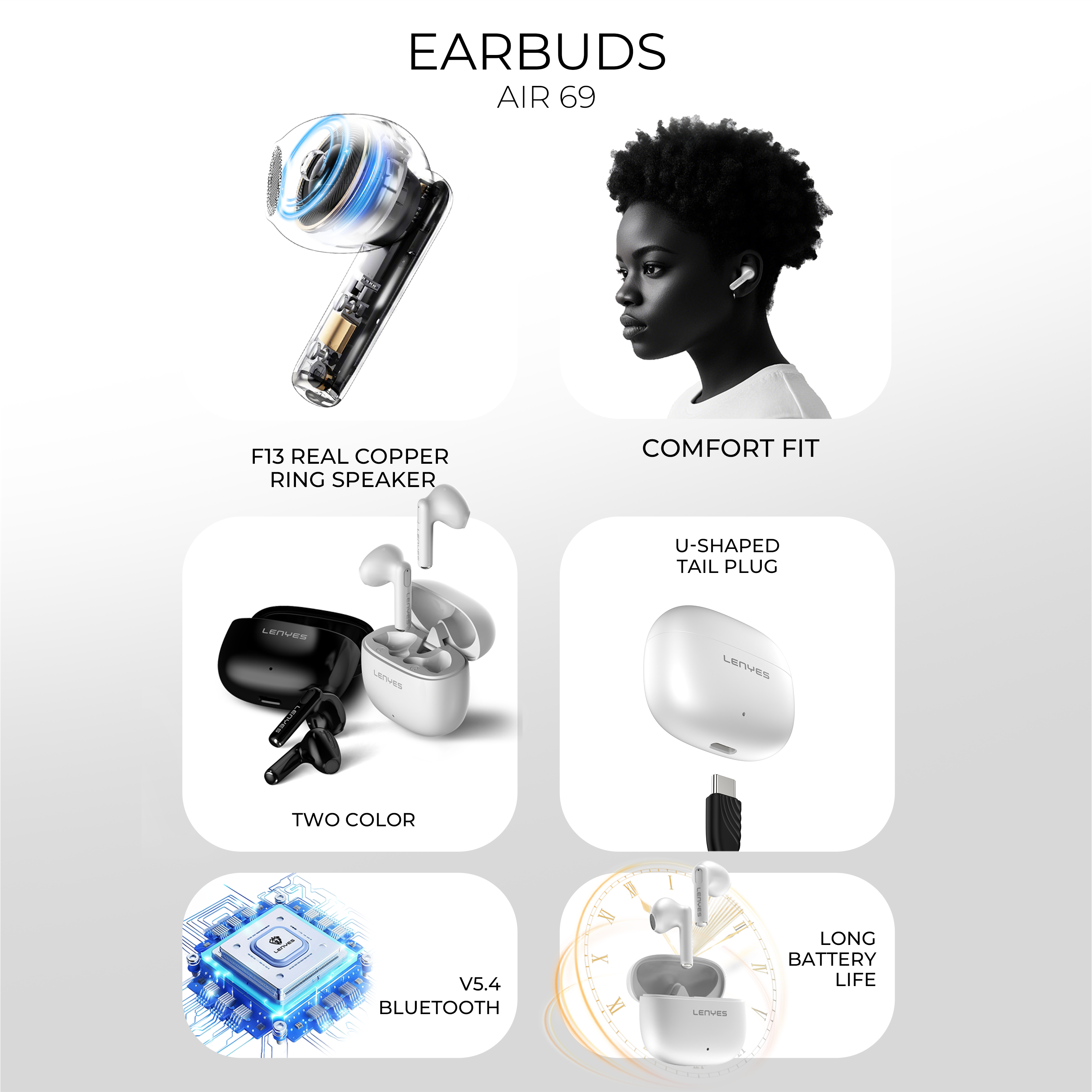 Lenyes AIR69 Earpods