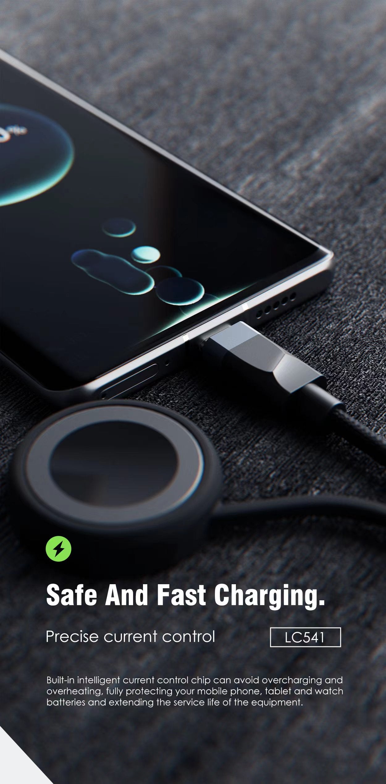 Lenyes LC541 6 in 1 with Apple Watch Charger Cable