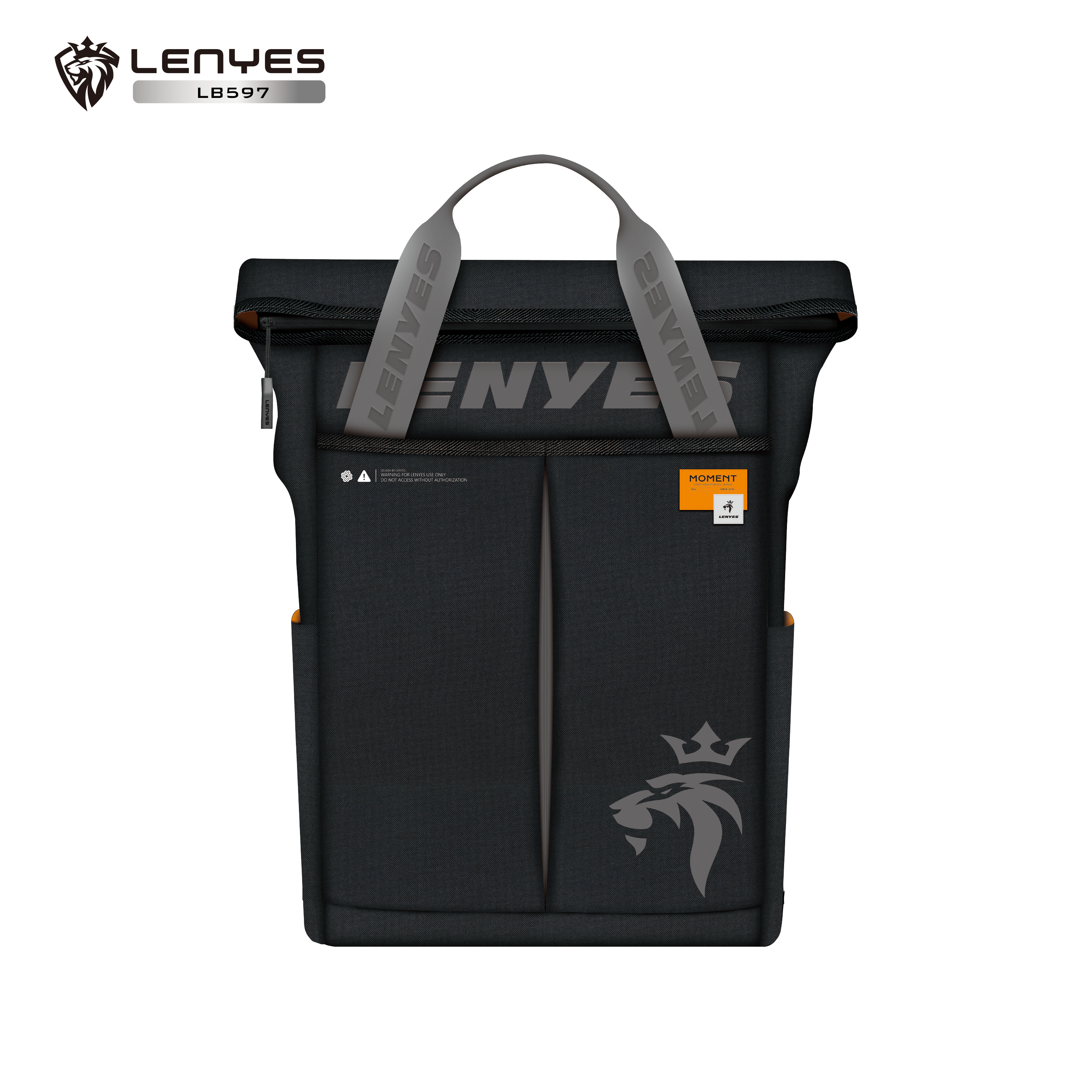 Lenyes LB597 2-in-1 Roll-Top Backpack