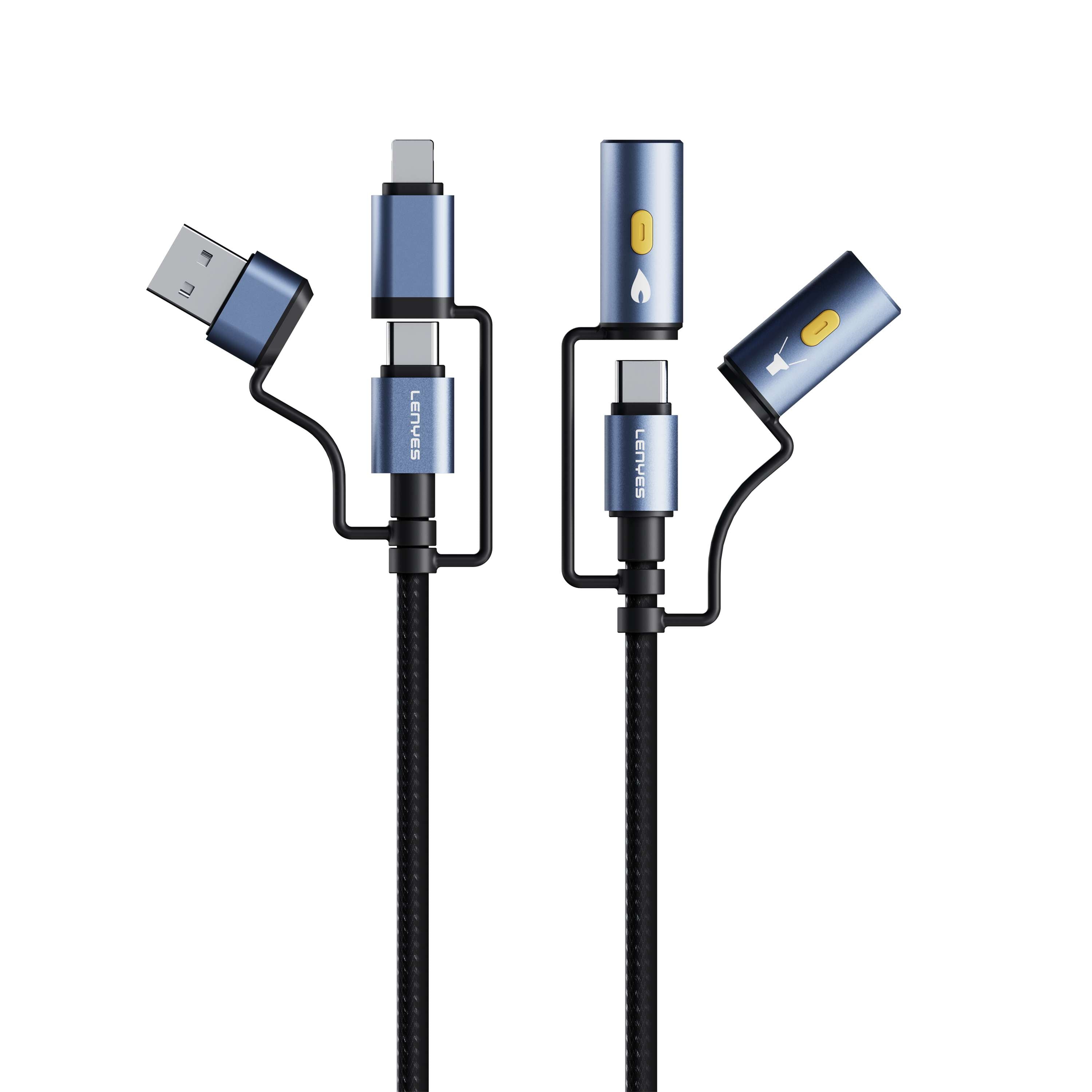 Lenyes LC112 6 in 1 Braided Cable