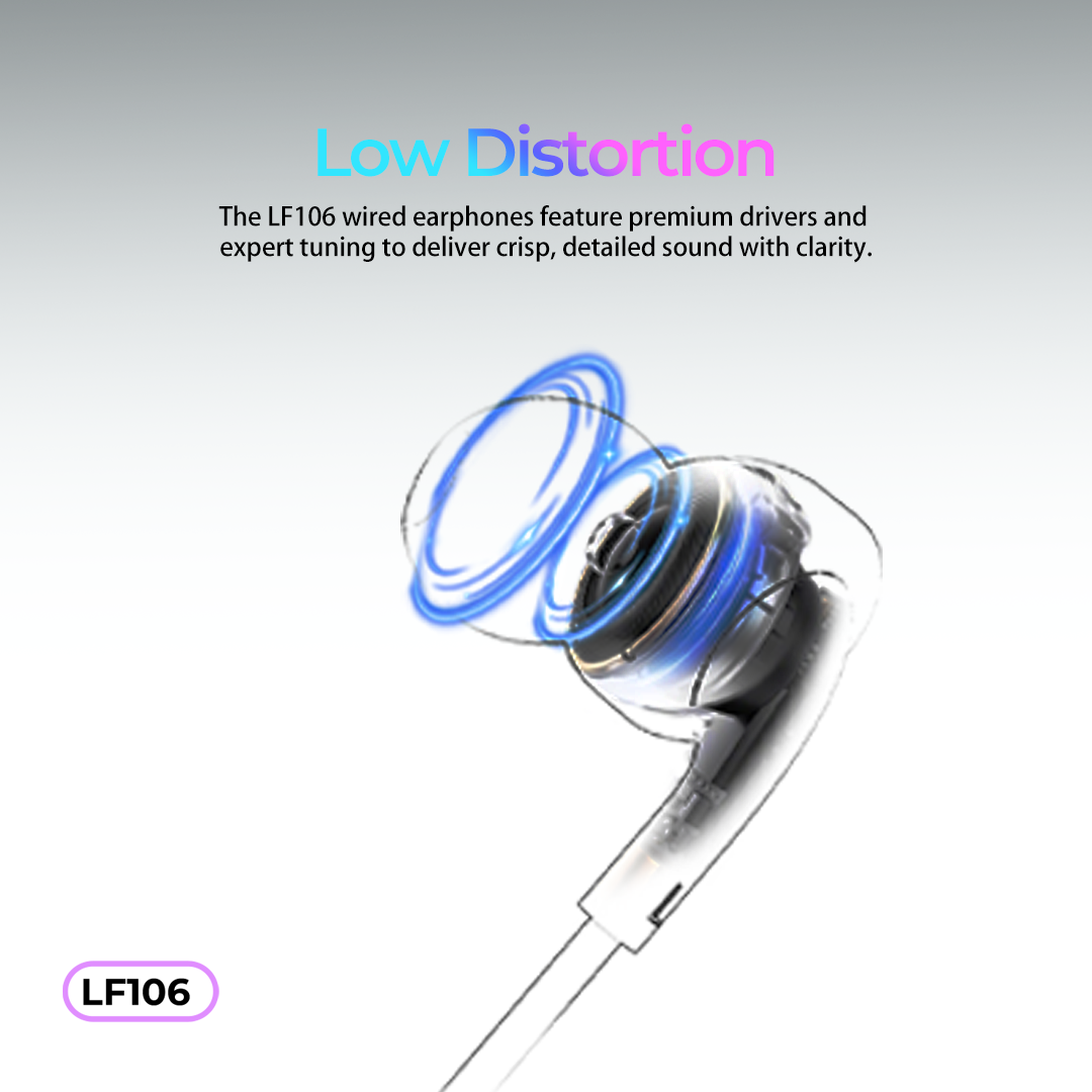 Lenyes LF106 Wired Earphones