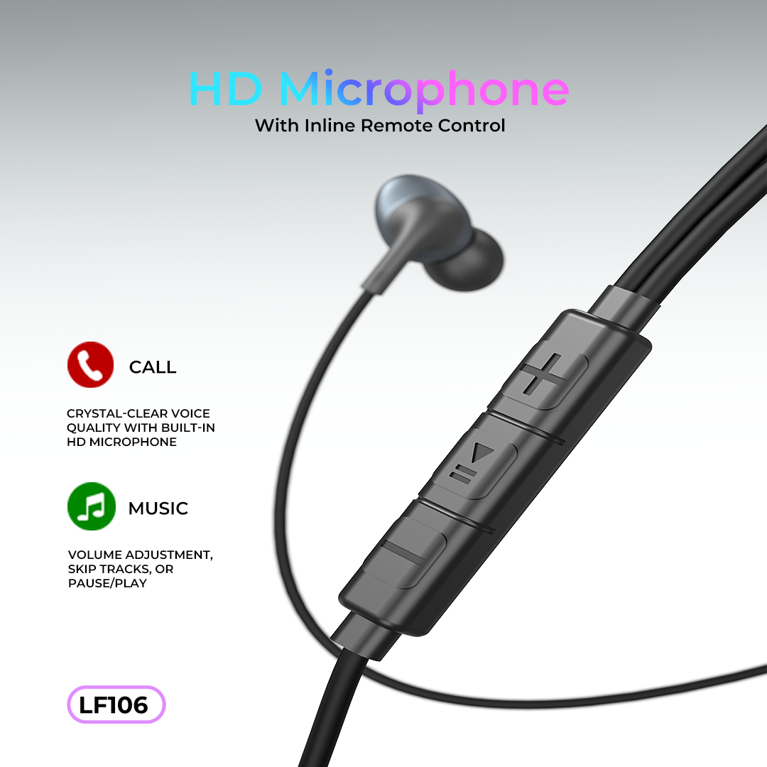 Lenyes LF106 Wired Earphones