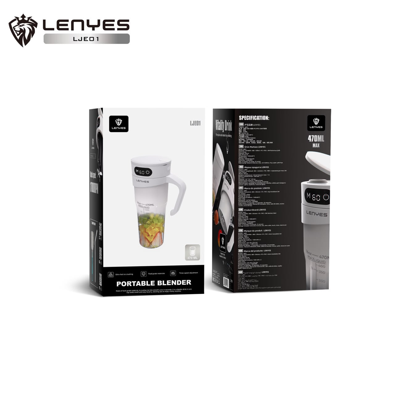 LENYES LJE01 Portable Blender