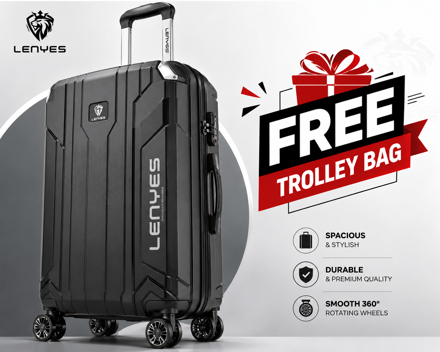 LENYES Trolley Bag – FREE Gift