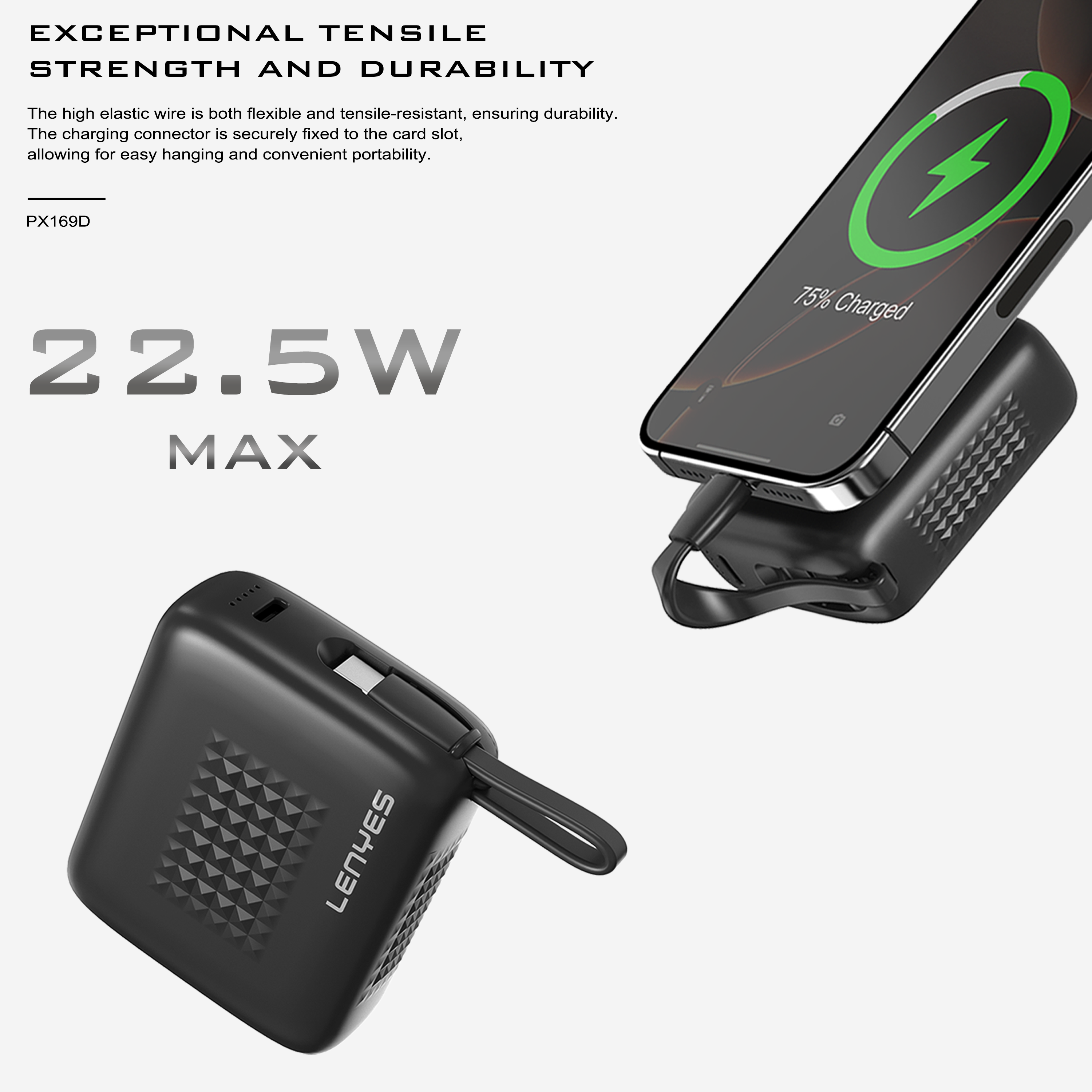 Lenyes PX169 10000 mAh Power Bank