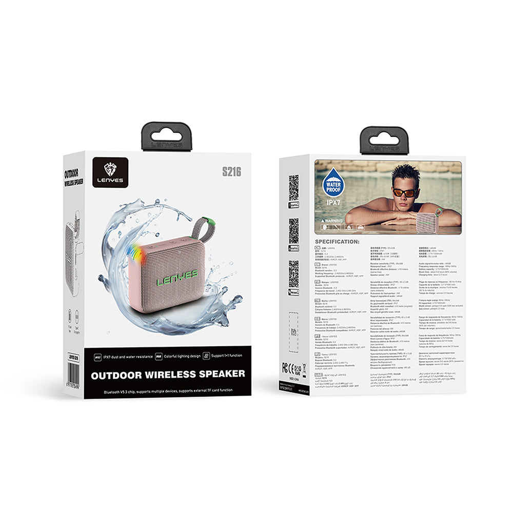 LENYES S216 6W Portable Bluetooth Speaker