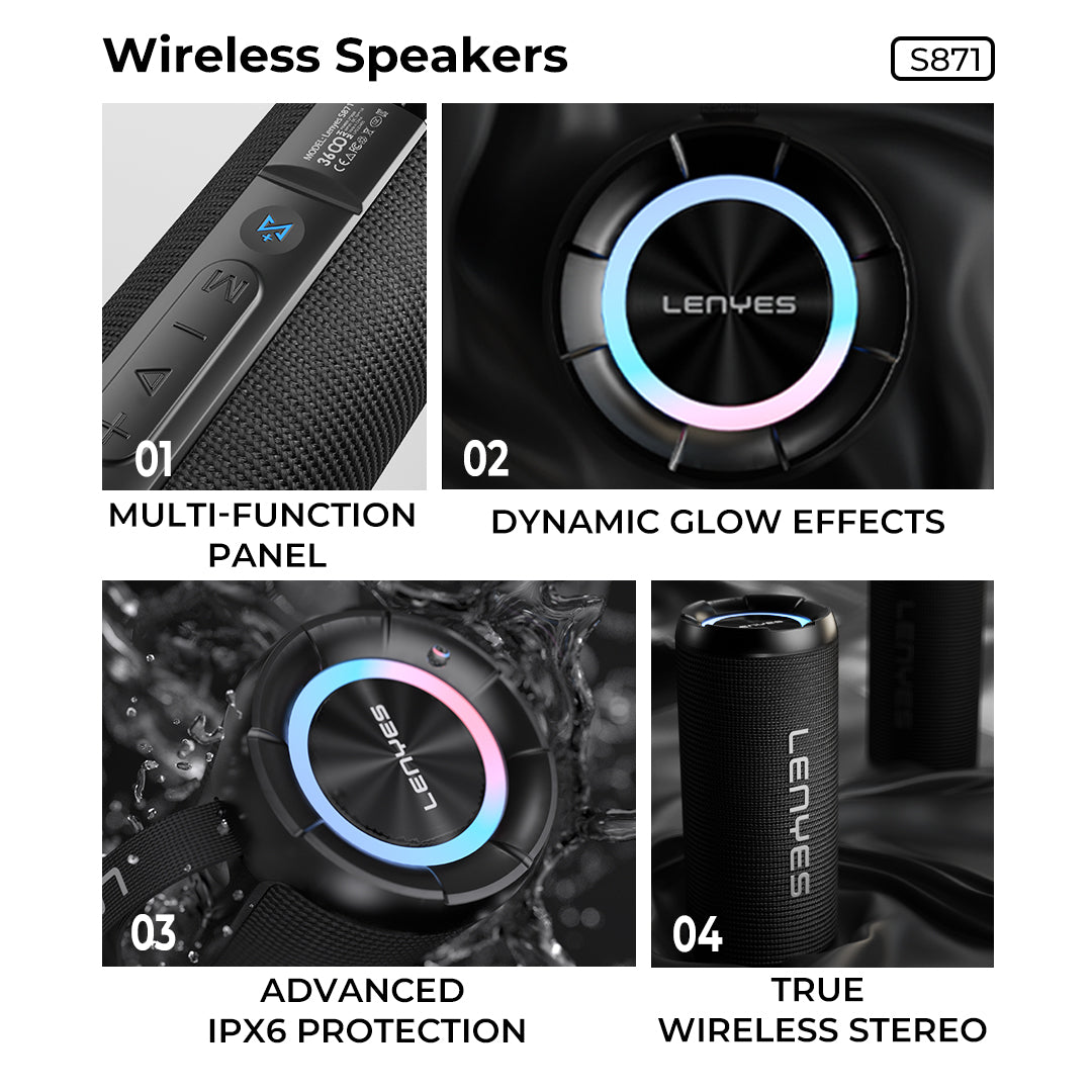 Lenyes S871 60 Watt Portable Speaker