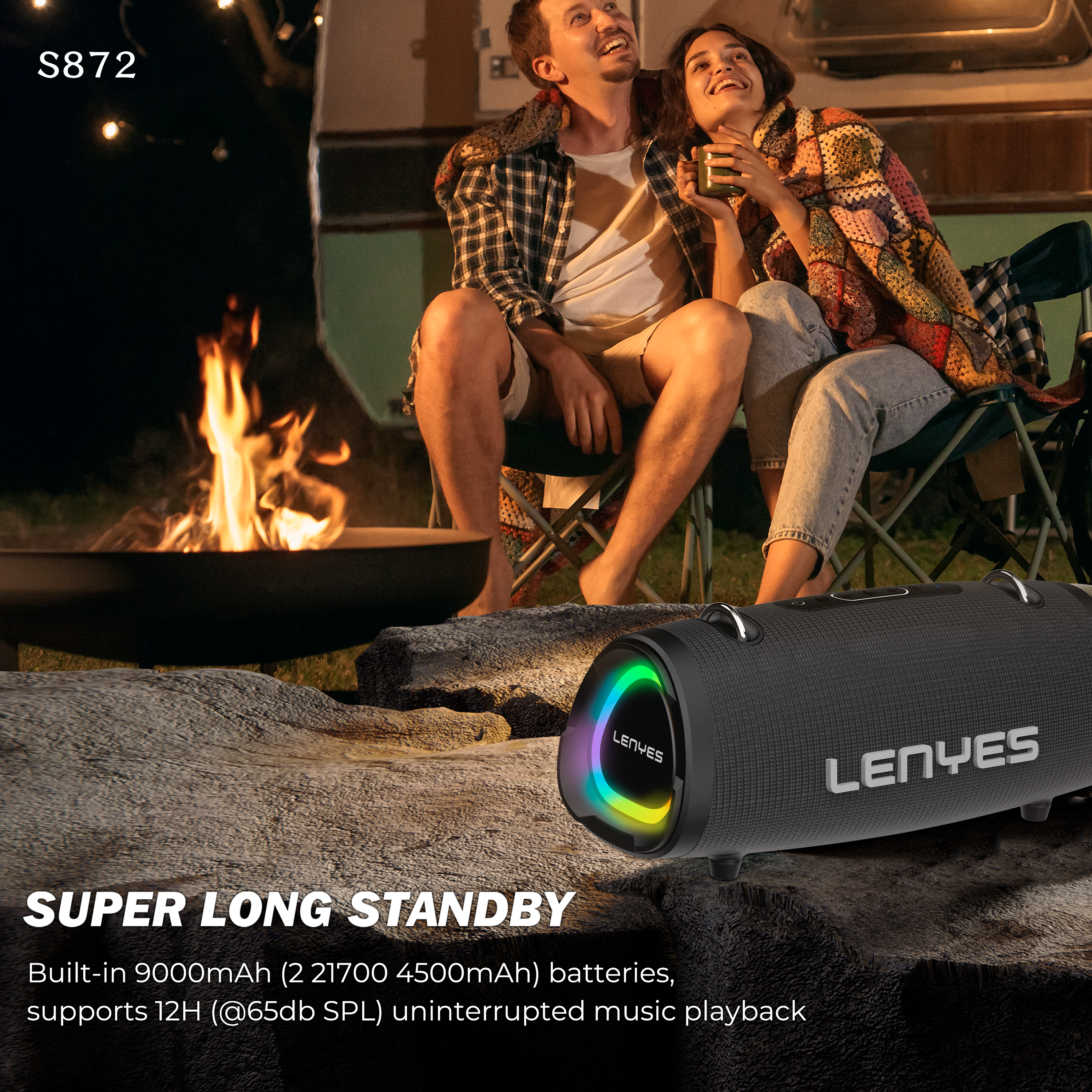 LENYES S872 160W Portable Karaoke Speaker