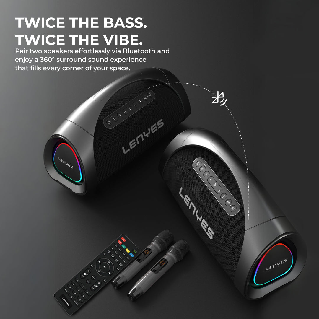 LENYES S873 400W Portable Party Speaker