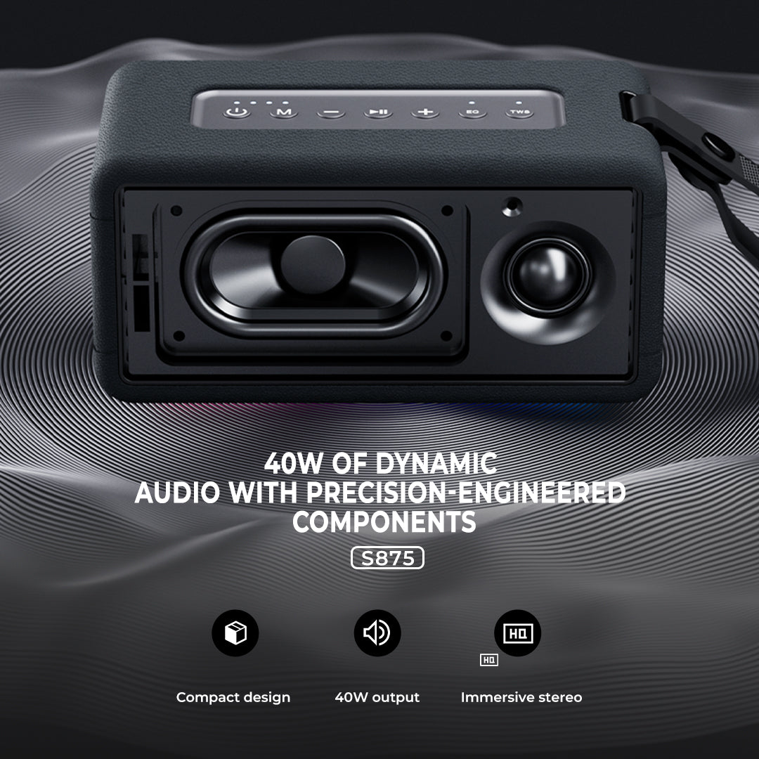 Lenyes S875 40 Watt Portable Speaker