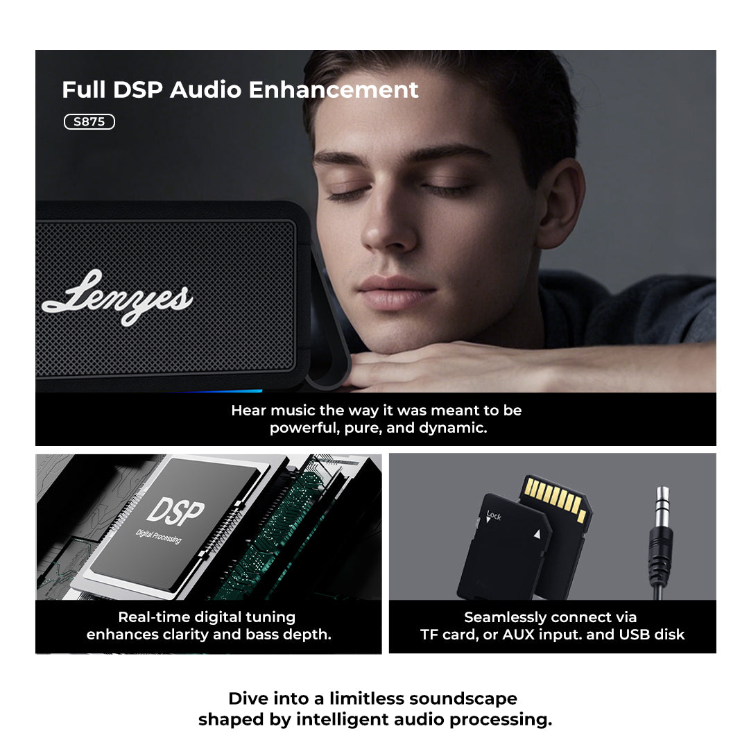 Lenyes S875 40 Watt Portable Speaker