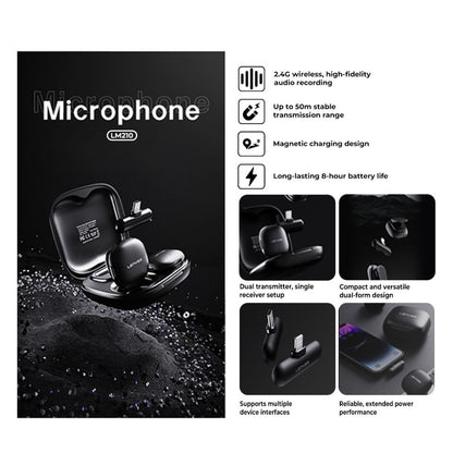 LENYES LM210 AI Wireless Collar Microphone