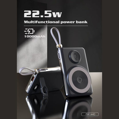 LENYES PW144D Magnetic 3 IN 1 Wireless Power Bank