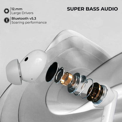LENYES AIR 100 ANC + ENC Wireless Earbuds