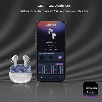 LENYES AIR 100 ANC + ENC Wireless Earbuds