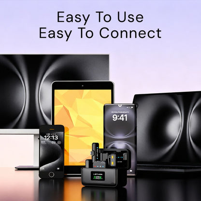 LENYES LM205 Wireless Lavalier Microphone