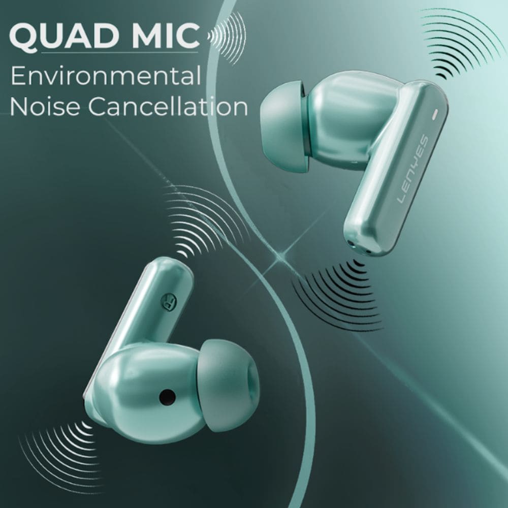 LENYES AIR 100 ANC + ENC Wireless Earbuds