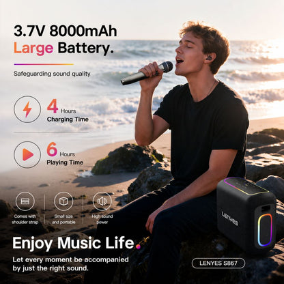 LENYES S867 200watt Portable Party Speaker