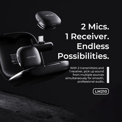 LENYES LM210 AI Wireless Collar Microphone