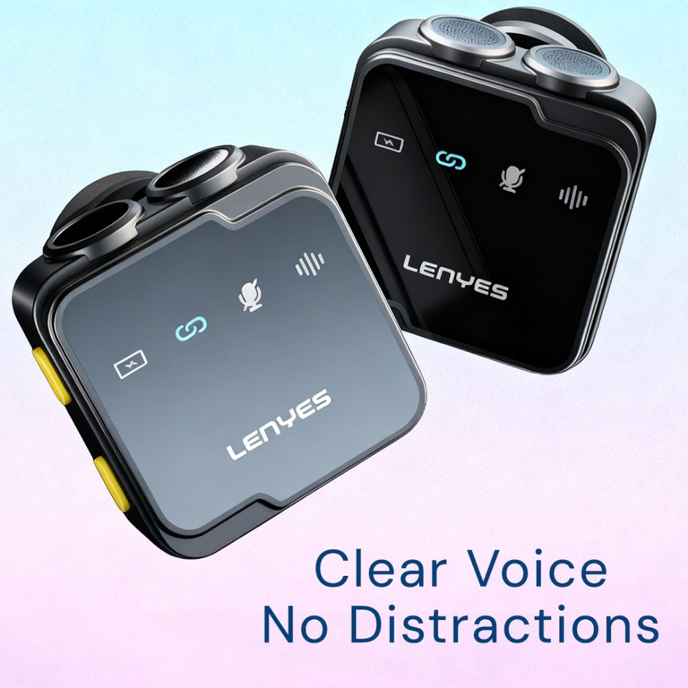 LENYES LM205 Wireless Lavalier Microphone
