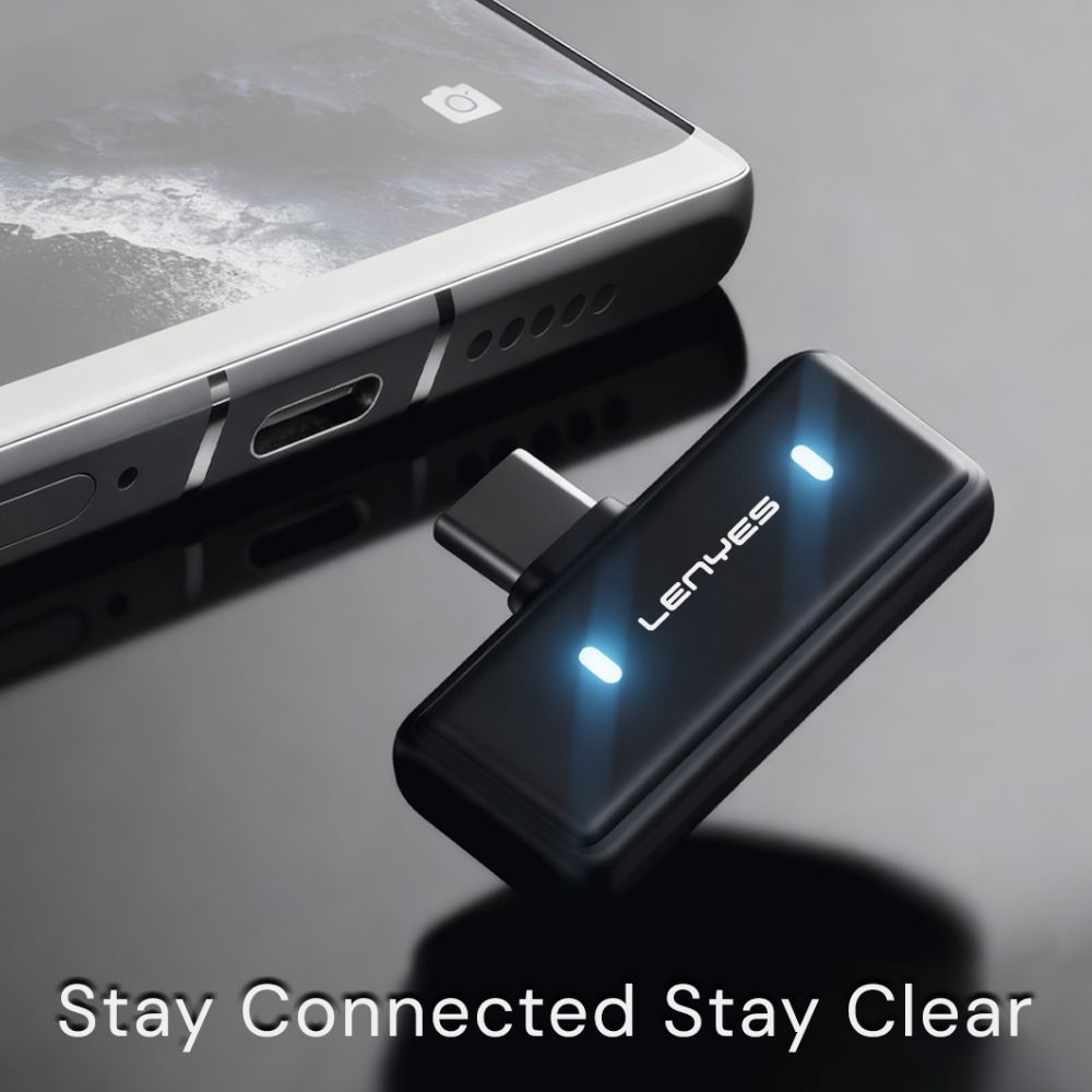 LENYES LM205 Wireless Lavalier Microphone
