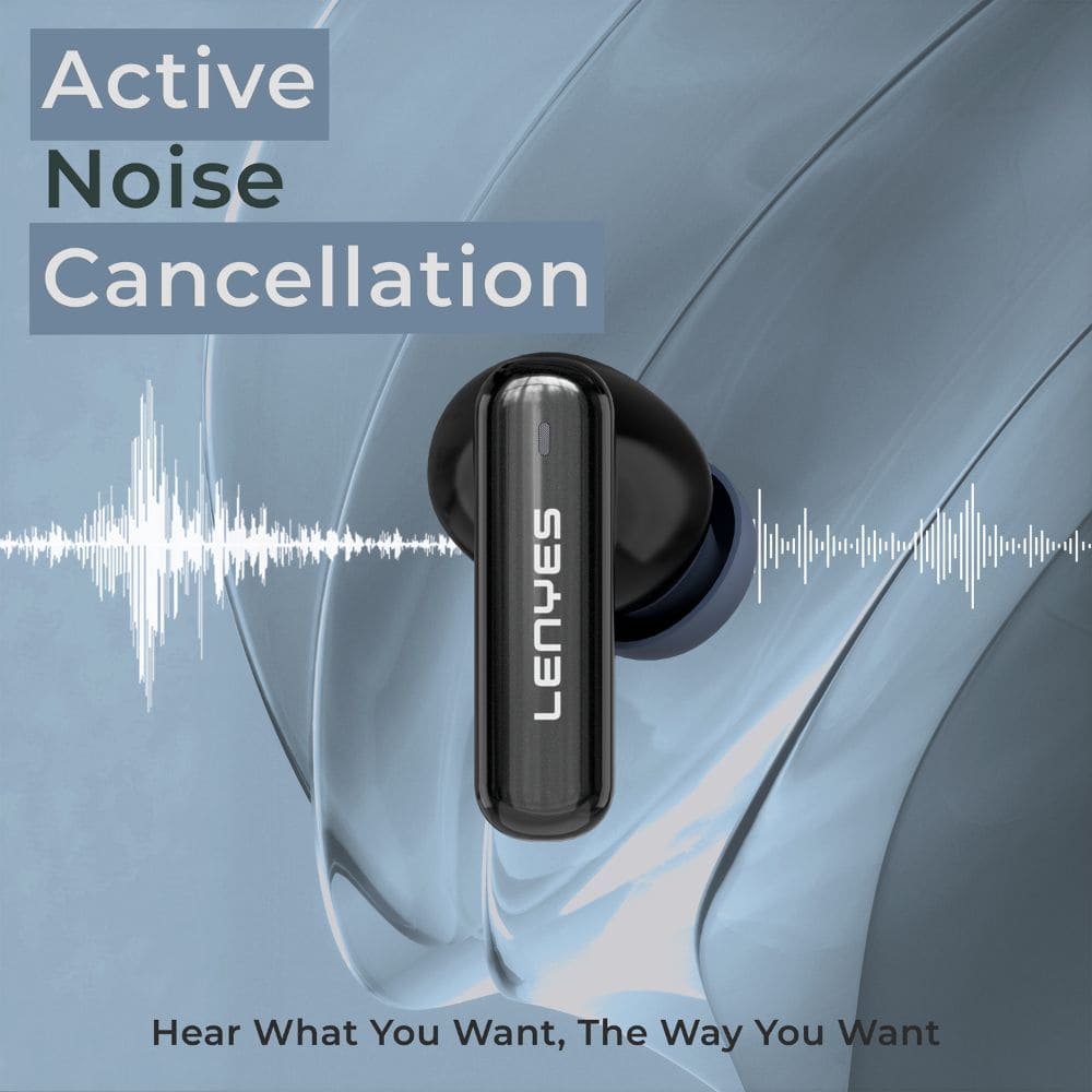 LENYES AIR 100 ANC + ENC Wireless Earbuds