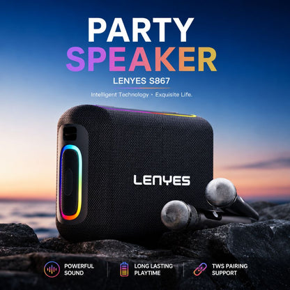 LENYES S867 200watt Portable Party Speaker