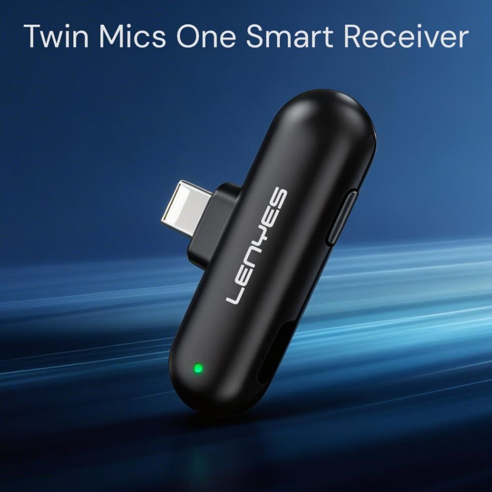 LENYES LM211 AI Lavalier Microphone