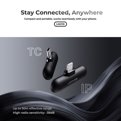 LENYES LM210 AI Wireless Collar Microphone