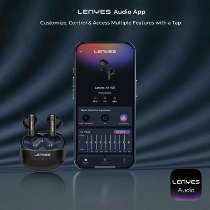 LENYES AIR 100 ANC + ENC Wireless Earbuds