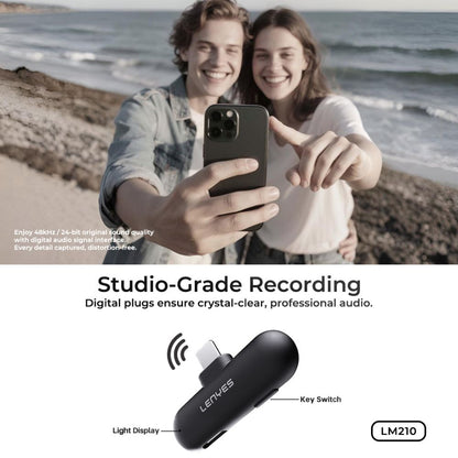 LENYES LM210 AI Wireless Collar Microphone