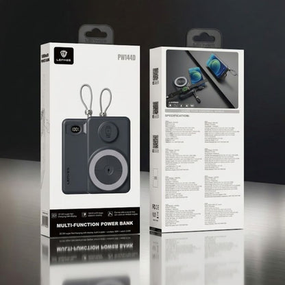 LENYES PW144D Magnetic 3 IN 1 Wireless Power Bank