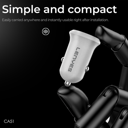 Lenyes CA51 (12 Watt) Car Charger