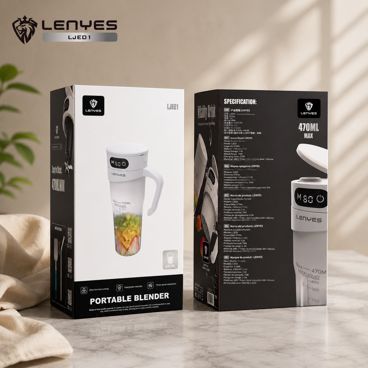 LENYES LJE01 Portable Blender
