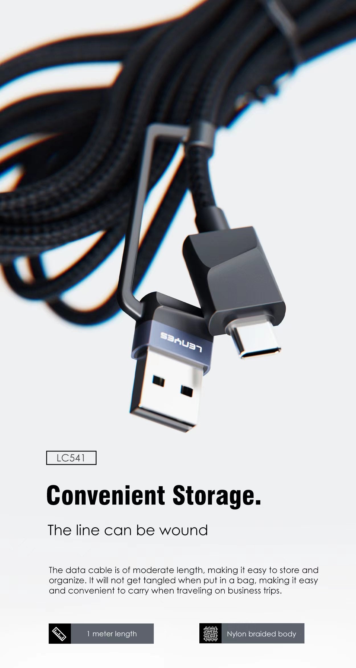 Lenyes LC541 6 in 1 with Apple Watch Charger Cable
