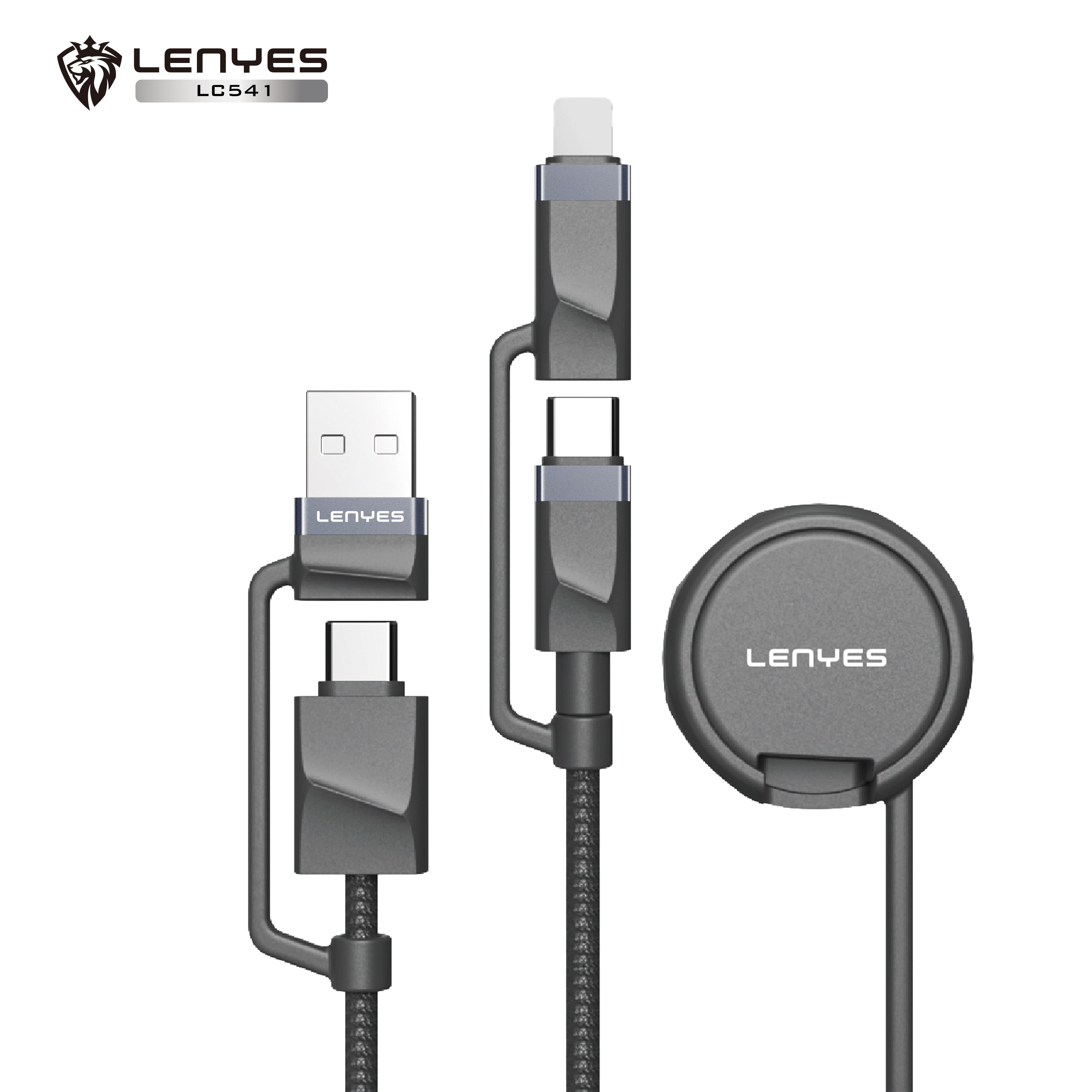 Lenyes LC541 6 in 1 with Apple Watch Charger Cable