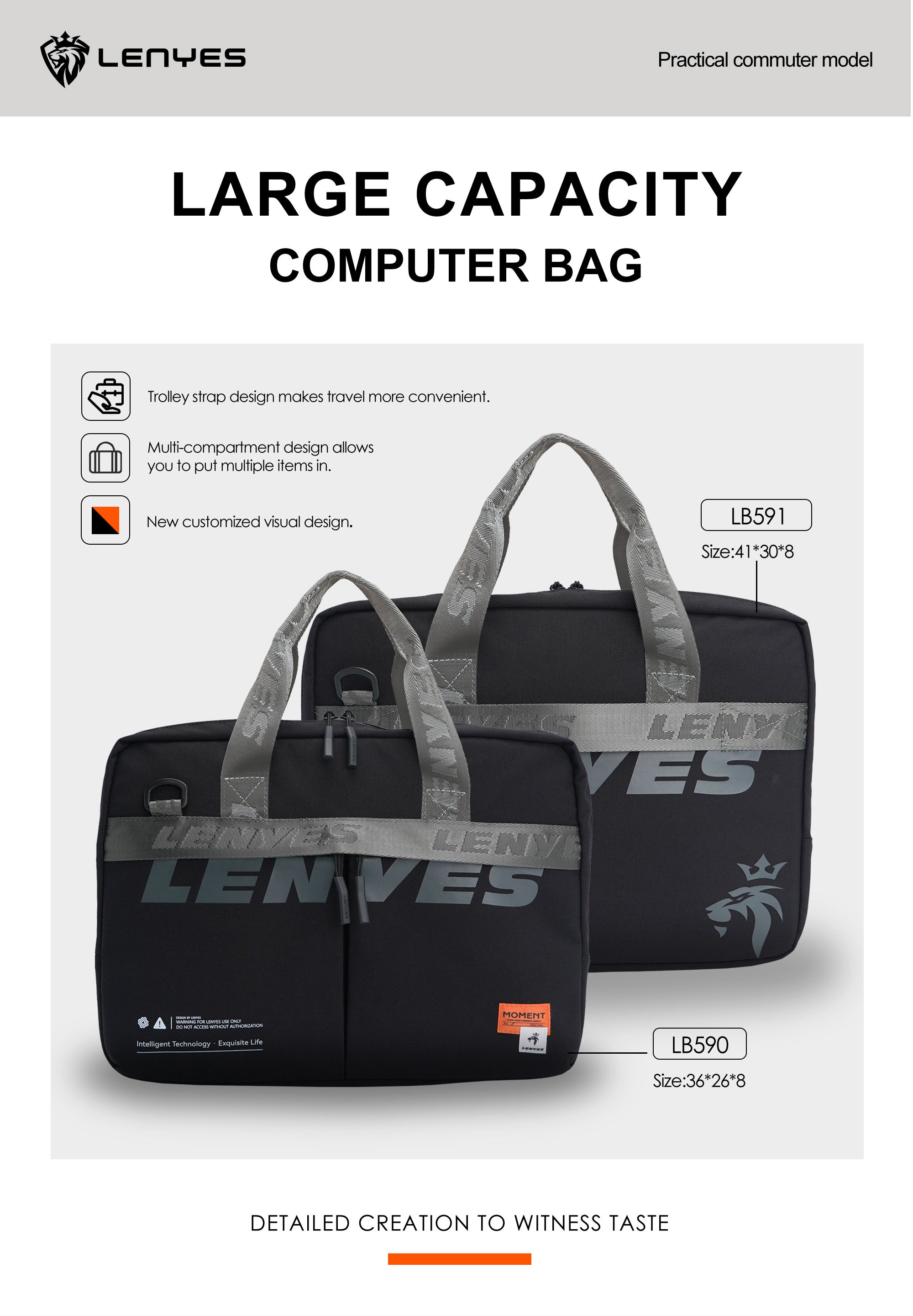 LB590 Stylish Laptop & Travel Bag