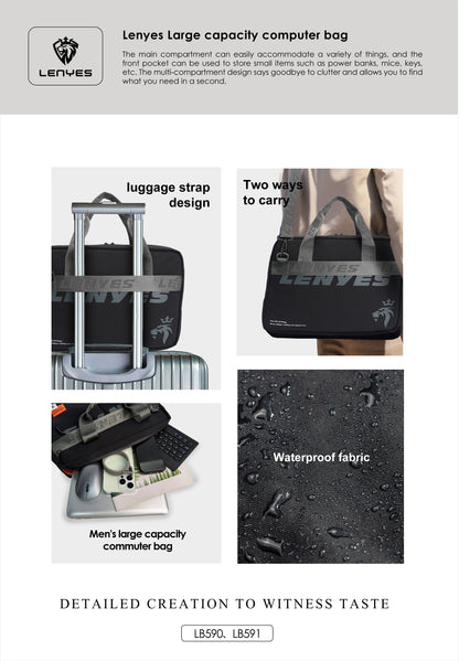 Lenyes LB590 Stylish Laptop & Travel Bag