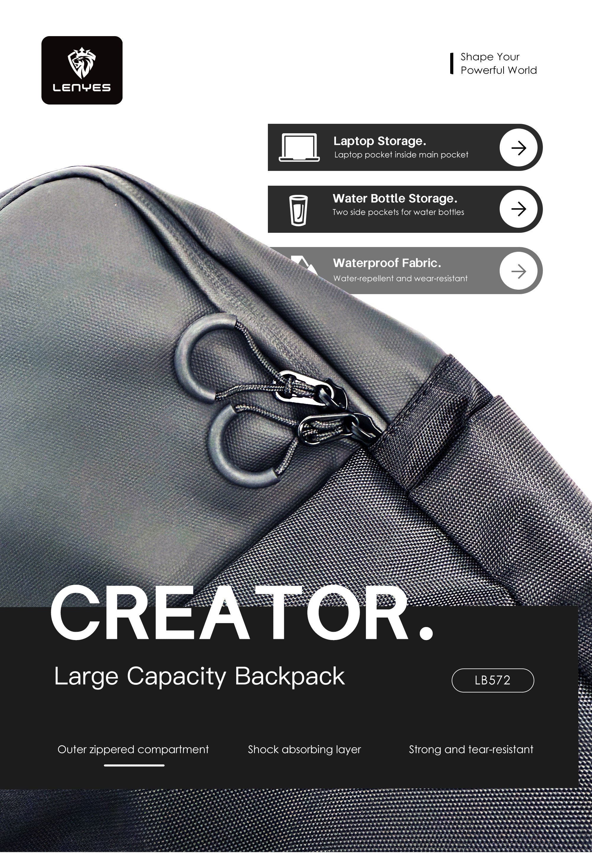 LB572 Durable & Stylish Backpack