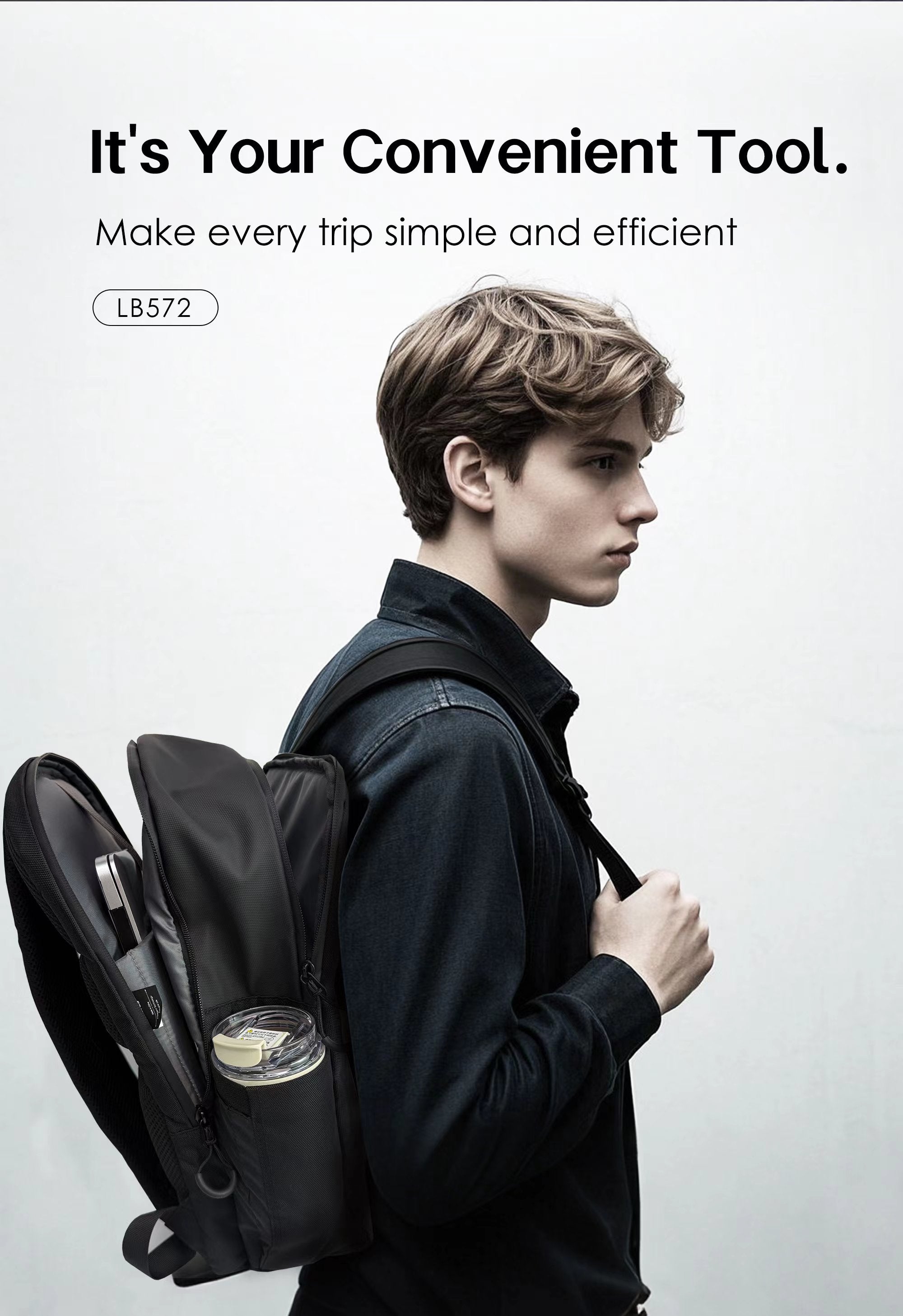 Lenyes LB572 Durable & Stylish Backpack