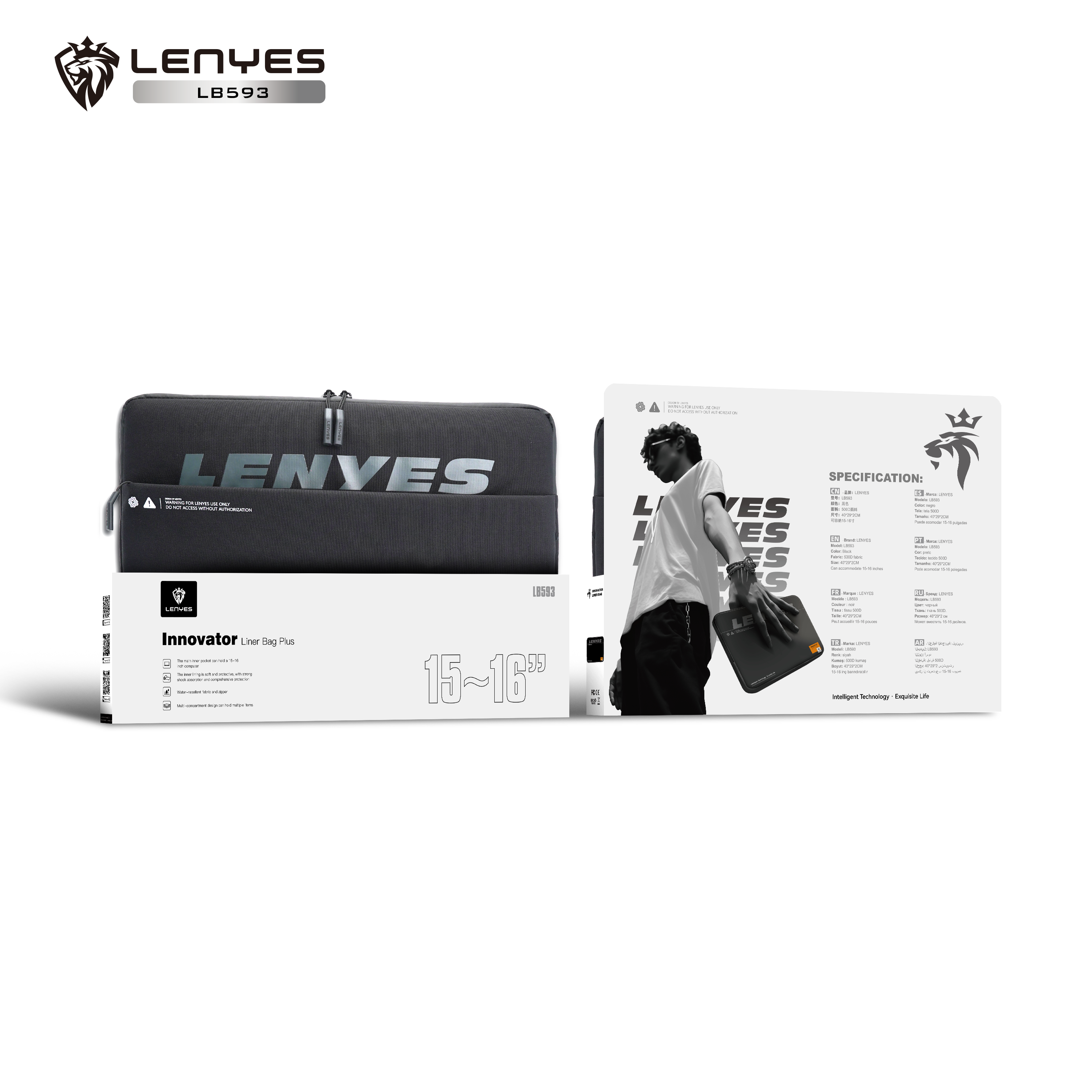 LB593 Premium 15" Laptop Bag