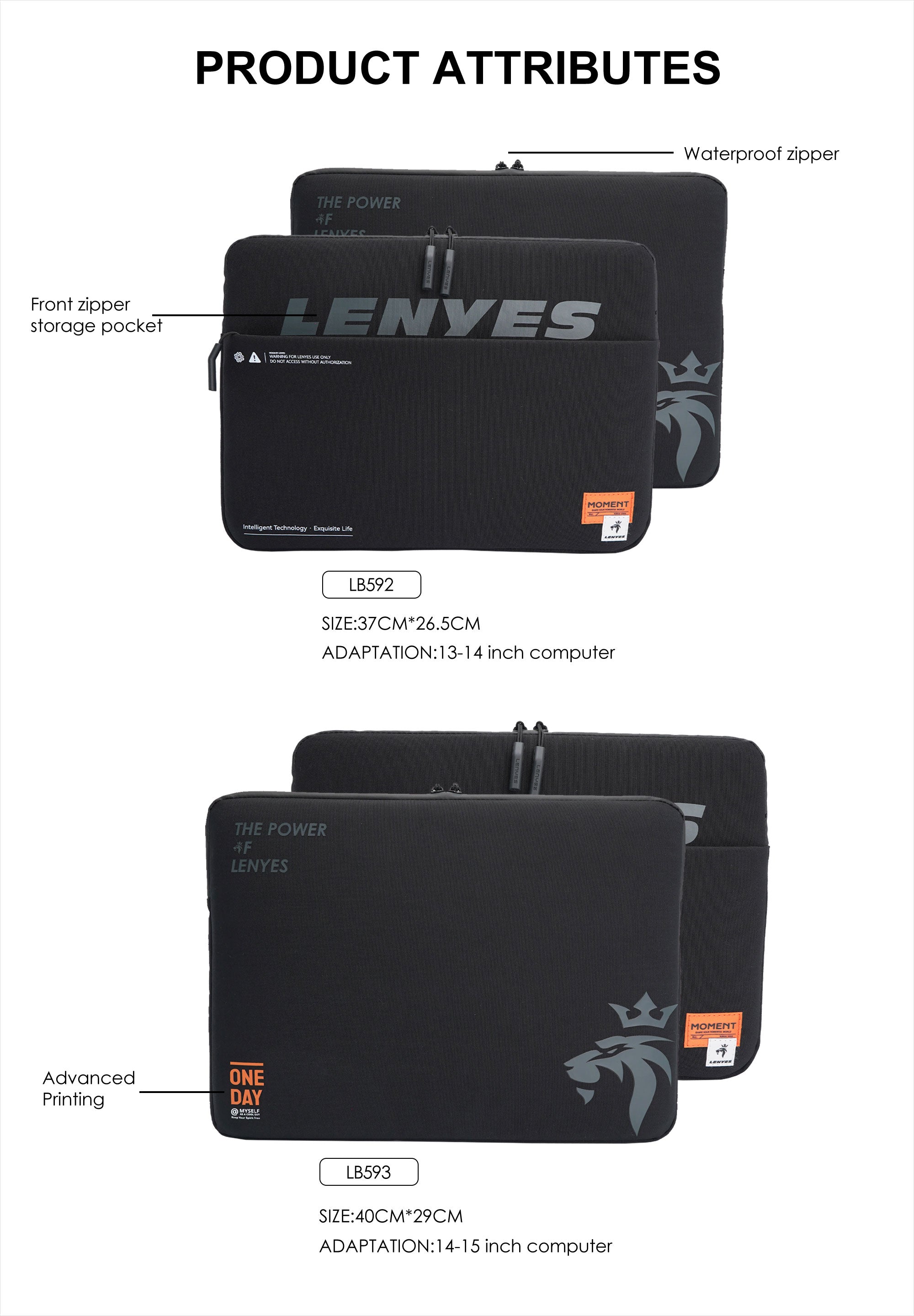 Lenyes LB592 Premium 16" Laptop Bag