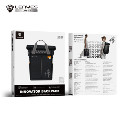 Lenyes LB597 2-in-1 Roll-Top Backpack