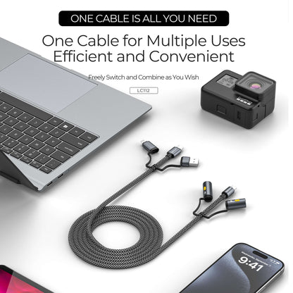 Lenyes LC112 6 in 1 Braided Cable