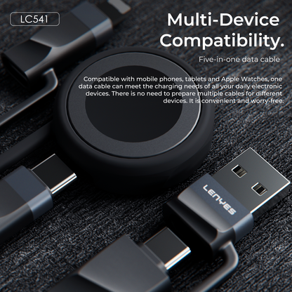 Lenyes LC541 6 in 1 with Apple Watch Charger Cable