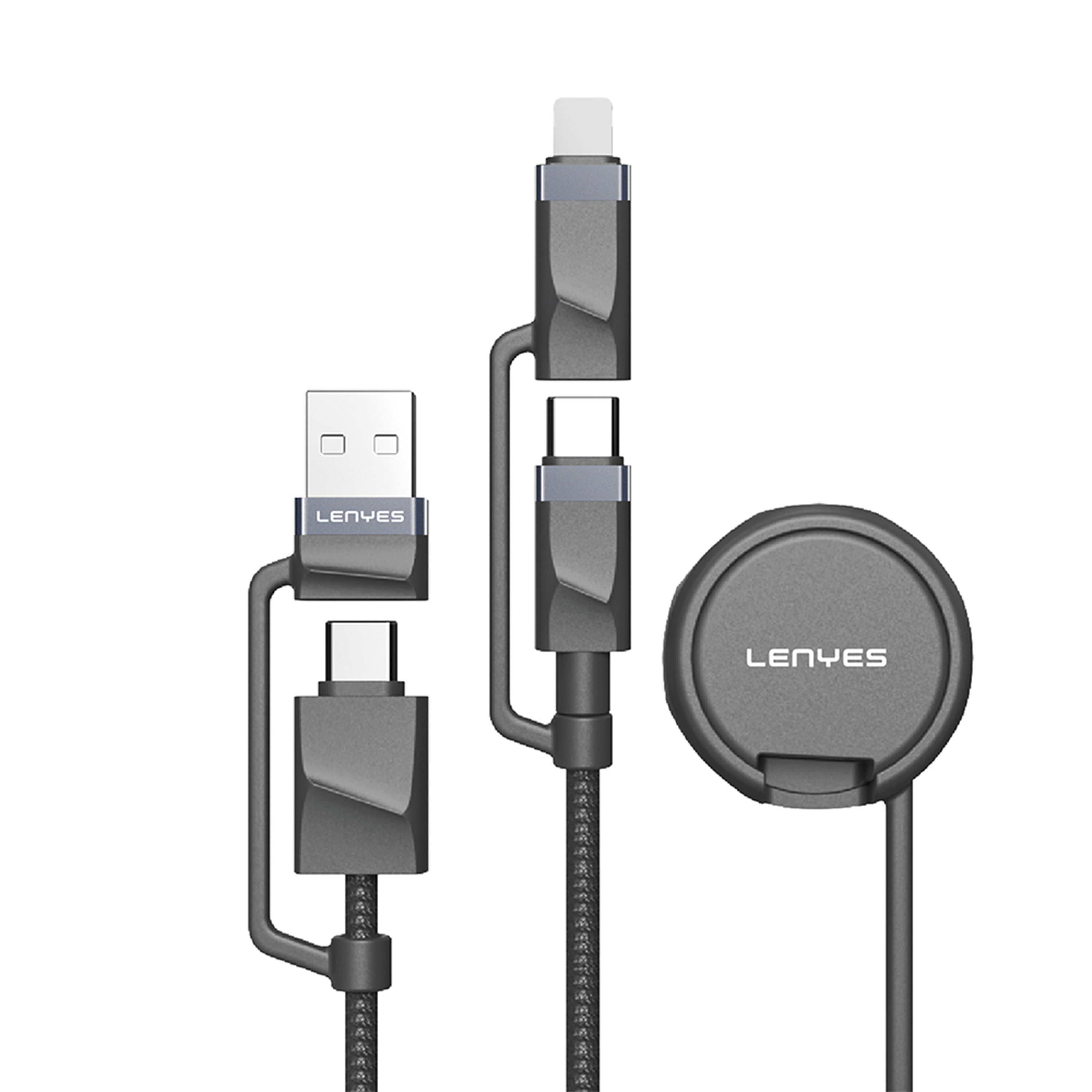 Lenyes LC541 6 in 1 with Apple Watch Charger Cable